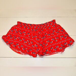 Altar’d State Floral Flowy Shorts Size Small